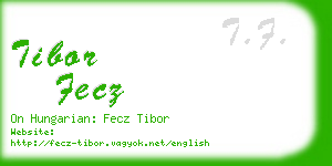 tibor fecz business card